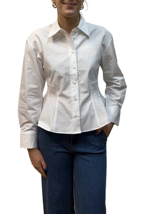 Blouse pour femme par HUGO BOSS | 50552863 Blanc | Boutique Vvög, vêtements mode pour homme et femme