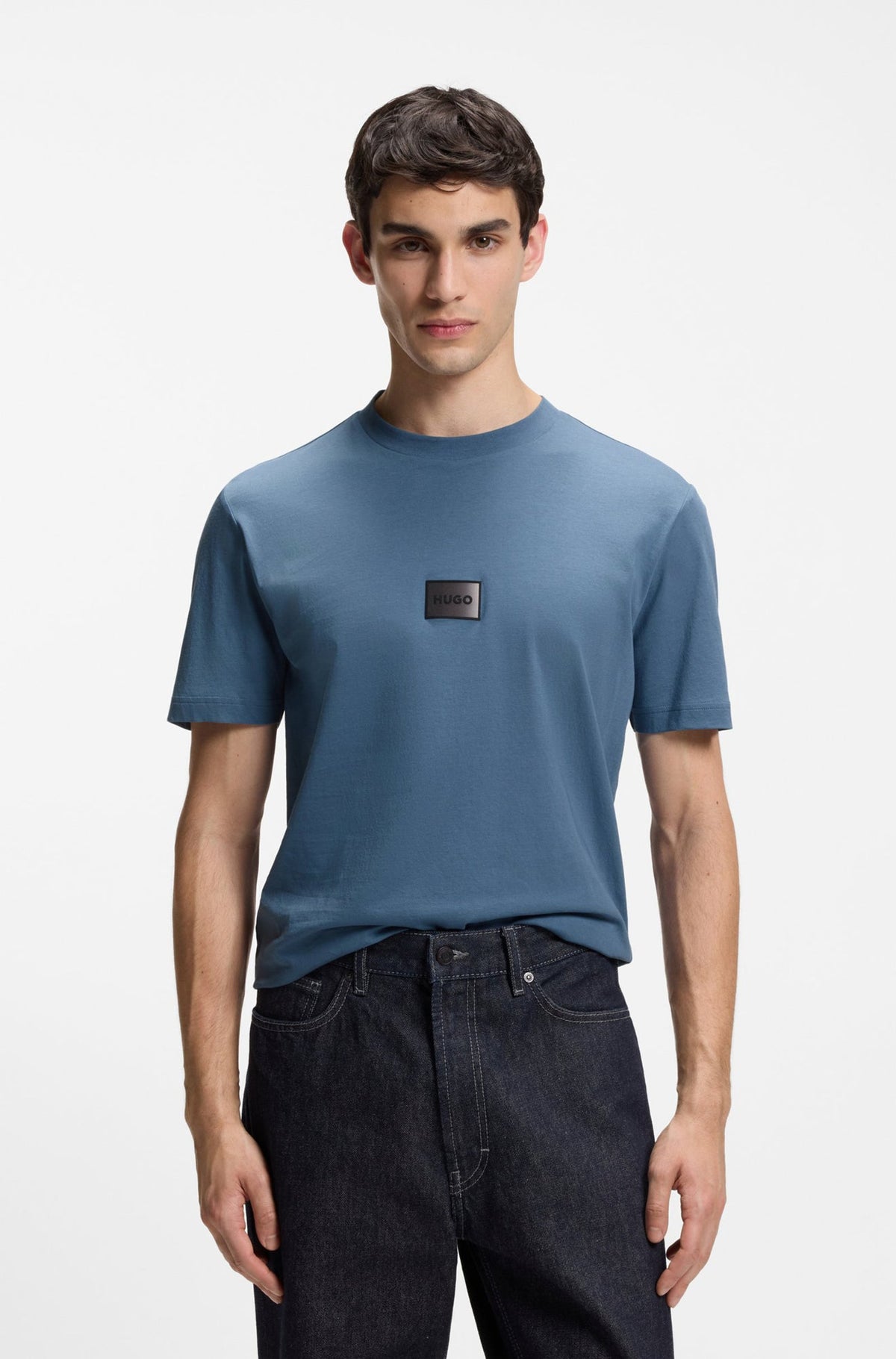 T-Shirt pour homme par HUGO BOSS | 50553124 Bleu | Boutique Vvög, vêtements mode pour homme et femme