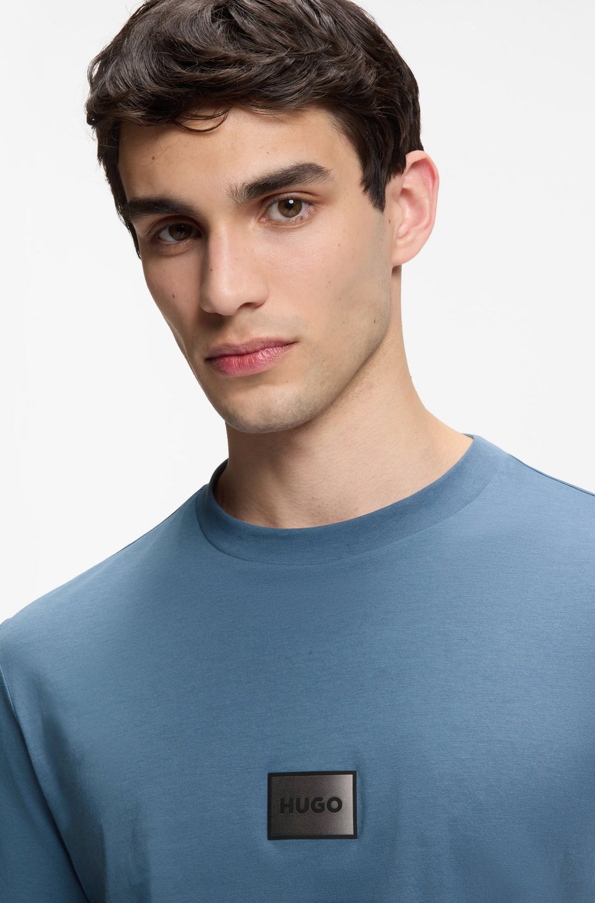 T-Shirt pour homme par HUGO BOSS | 50553124 Bleu | Boutique Vvög, vêtements mode pour homme et femme