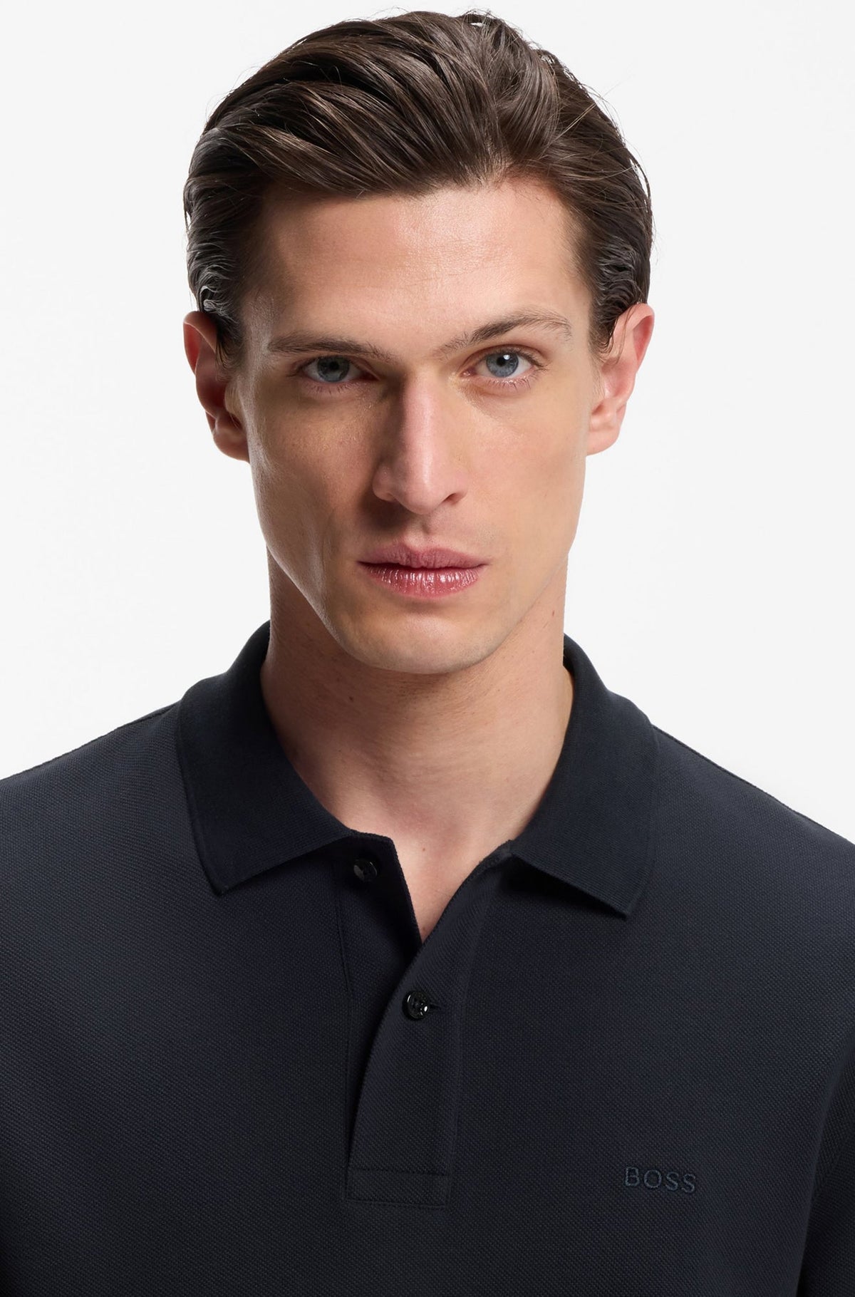 Polo sport pour homme par HUGO BOSS | 50553564 Bleu Foncé | Boutique Vvög, vêtements mode pour homme et femme