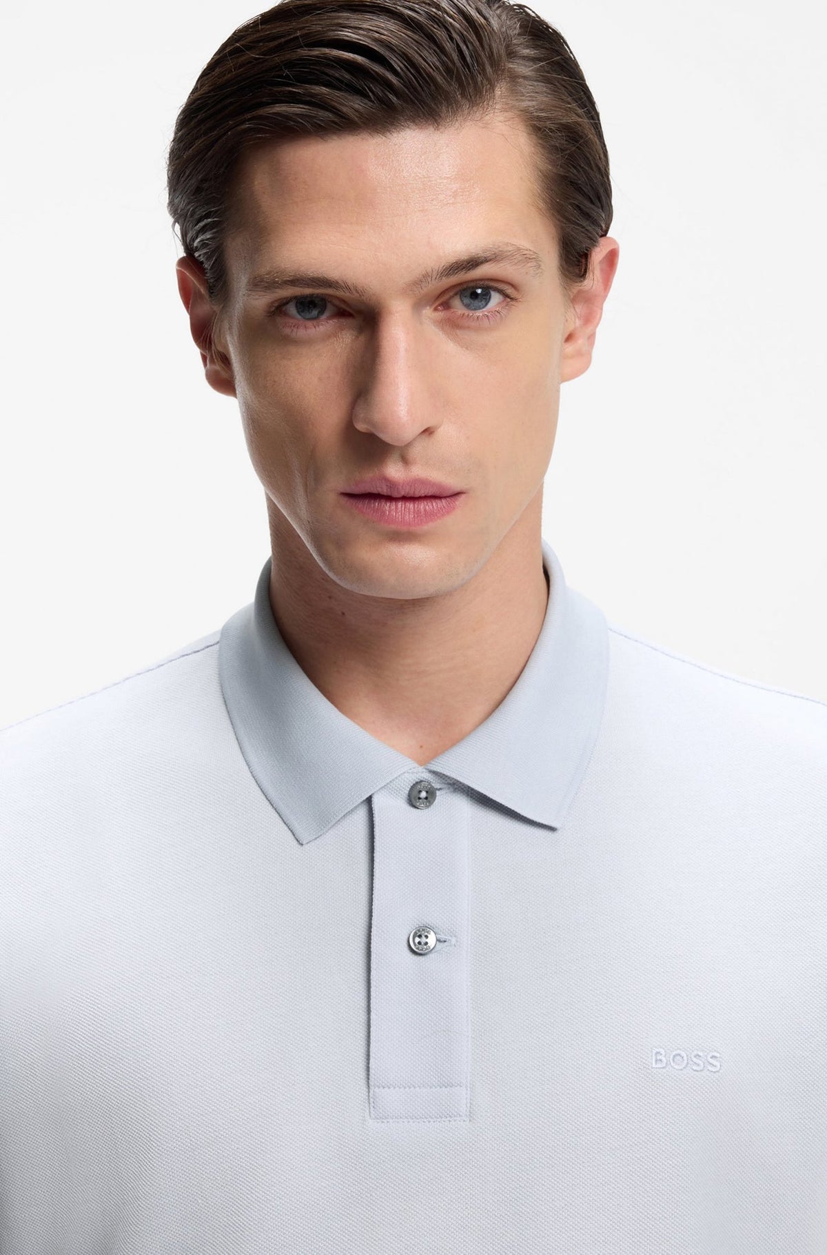 Polo sport pour homme par HUGO BOSS | 50553564 Violet Pastel | Boutique Vvög, vêtements mode pour homme et femme