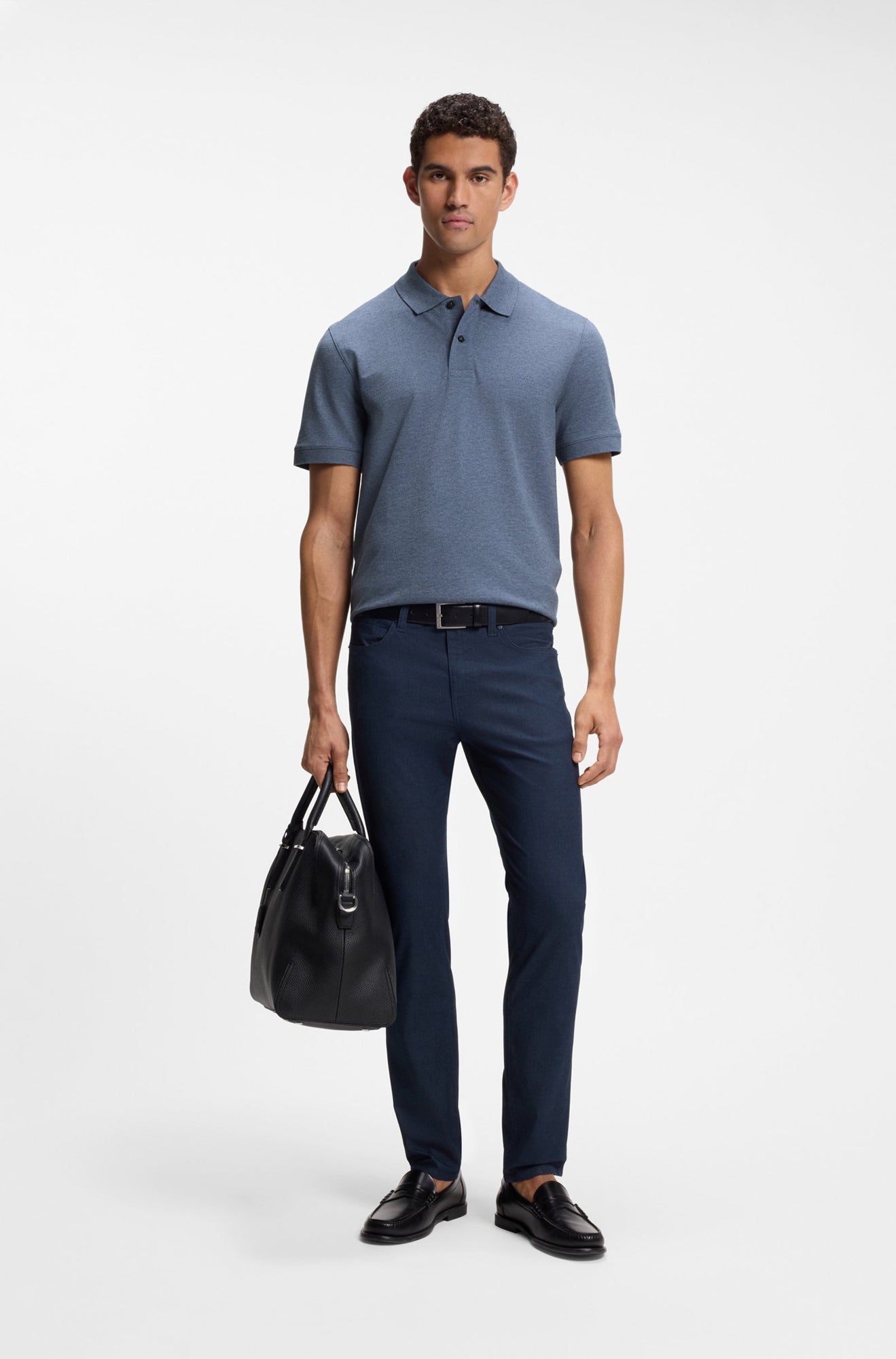 Polo sport pour homme par HUGO BOSS | 50553564 Bleu Ouvert | Boutique Vvög, vêtements mode pour homme et femme