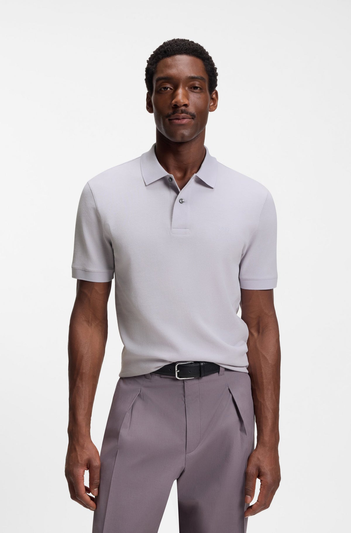 Polo sport pour homme par HUGO BOSS | 50553564 Violet Pastel Clair | Boutique Vvög, vêtements mode pour homme et femme