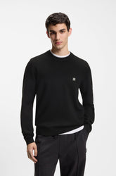 Chandail manches longues pour homme par HUGO BOSS | 50553610 Noir | Boutique Vvög, vêtements mode pour homme et femme