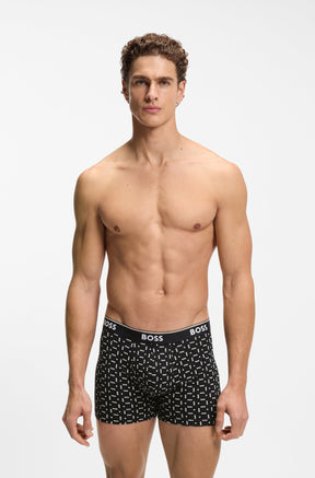 Paquet de 3 boxers pour homme par HUGO BOSS | 50554438 Noir | Boutique Vvög, vêtements mode pour homme et femme