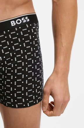 Paquet de 3 boxers pour homme par HUGO BOSS | 50554438 Noir | Boutique Vvög, vêtements mode pour homme et femme