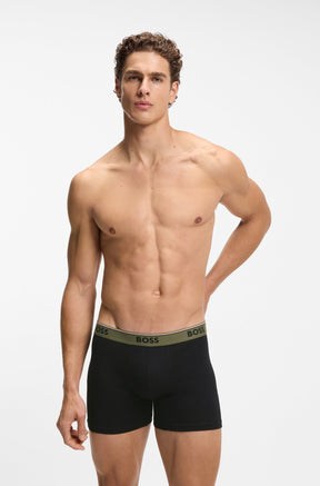 Paquet de 3 boxers pour homme par HUGO BOSS | 50554438 Noir | Boutique Vvög, vêtements mode pour homme et femme