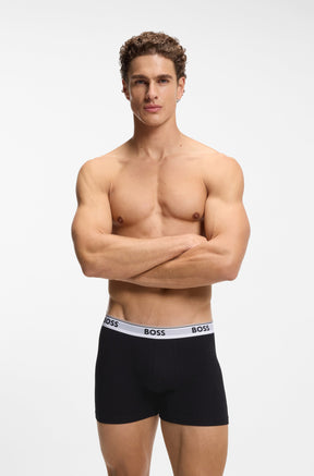 Paquet de 3 boxers pour homme par HUGO BOSS | 50554438 Noir | Boutique Vvög, vêtements mode pour homme et femme