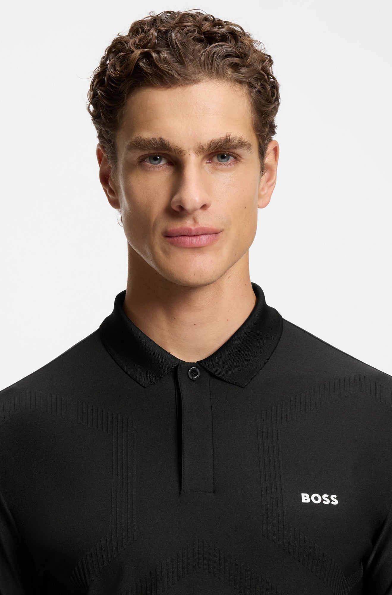 Polo sport pour homme par HUGO BOSS | 50554561 Noir | Boutique Vvög, vêtements mode pour homme et femme