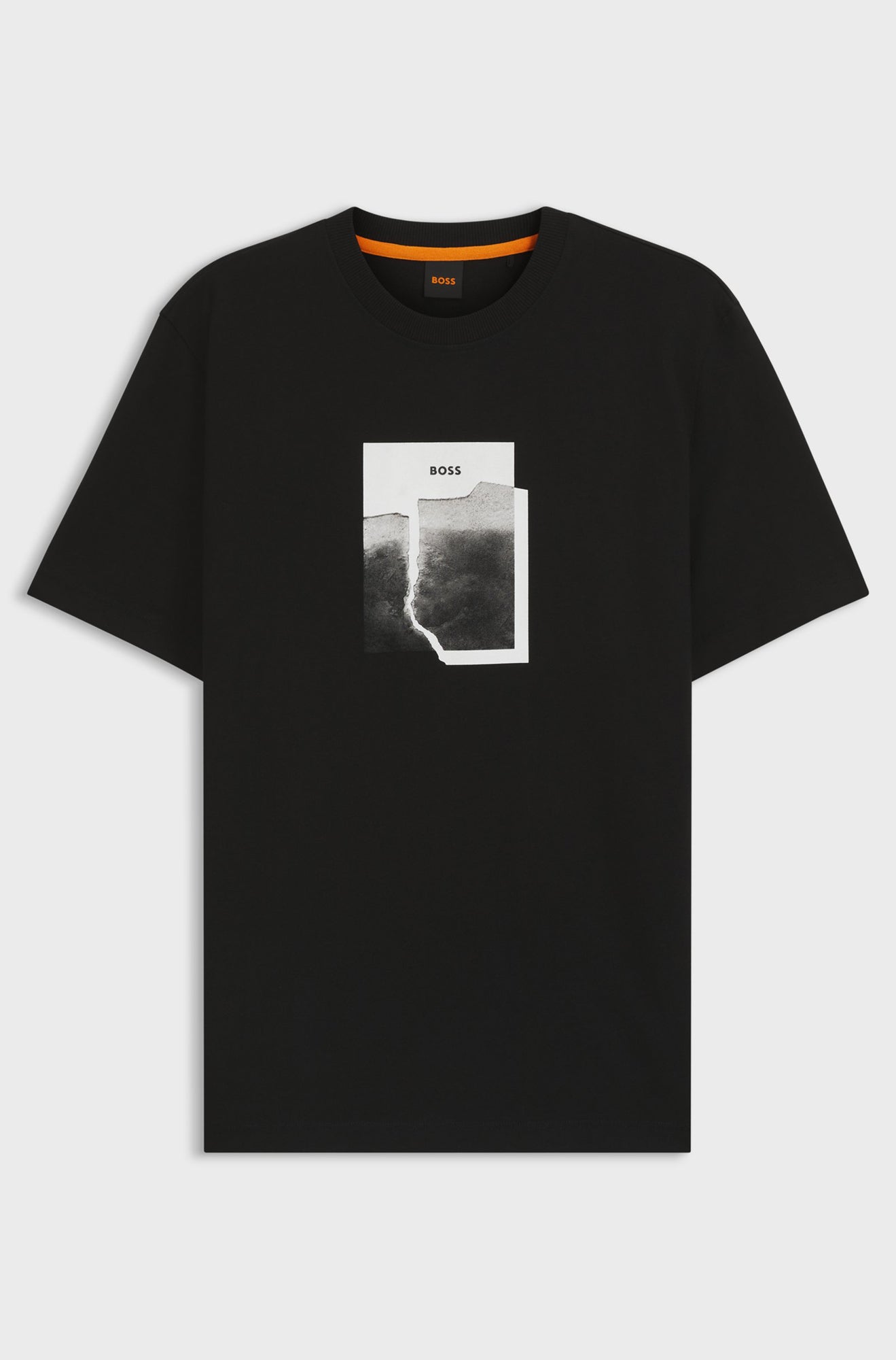 T-Shirt pour homme par HUGO BOSS | 50554640 Noir | Boutique Vvög, vêtements mode pour homme et femme