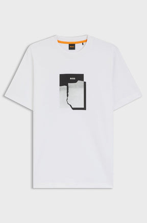 T-Shirt pour homme par HUGO BOSS | 50554640 Blanc | Boutique Vvög, vêtements mode pour homme et femme