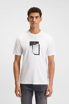 T-Shirt pour homme par HUGO BOSS | 50554640 Blanc | Boutique Vvög, vêtements mode pour homme et femme