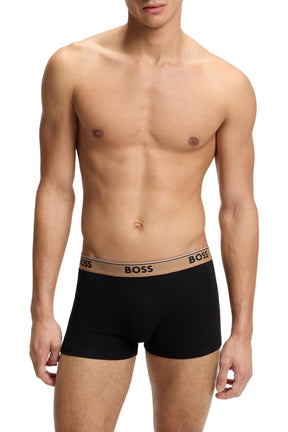 Sous-vêtement beige, vue de face sur mannequin pour homme par HUGO BOSS