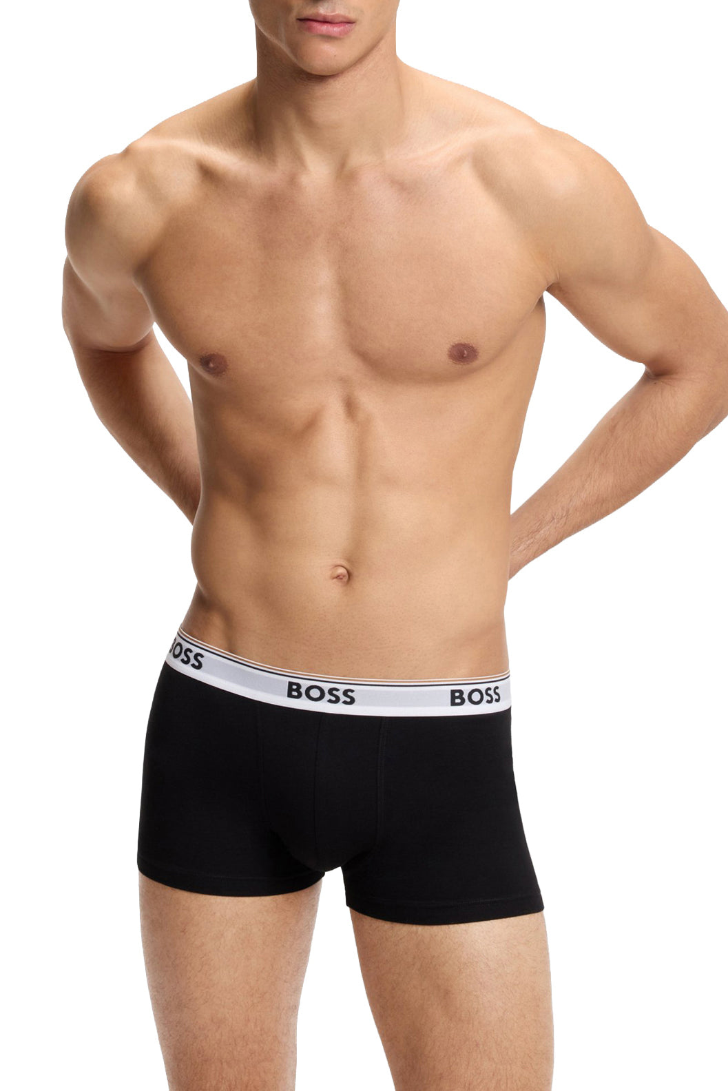 Sous-vêtement, vue de face sur mannequin pour homme par HUGO BOSS