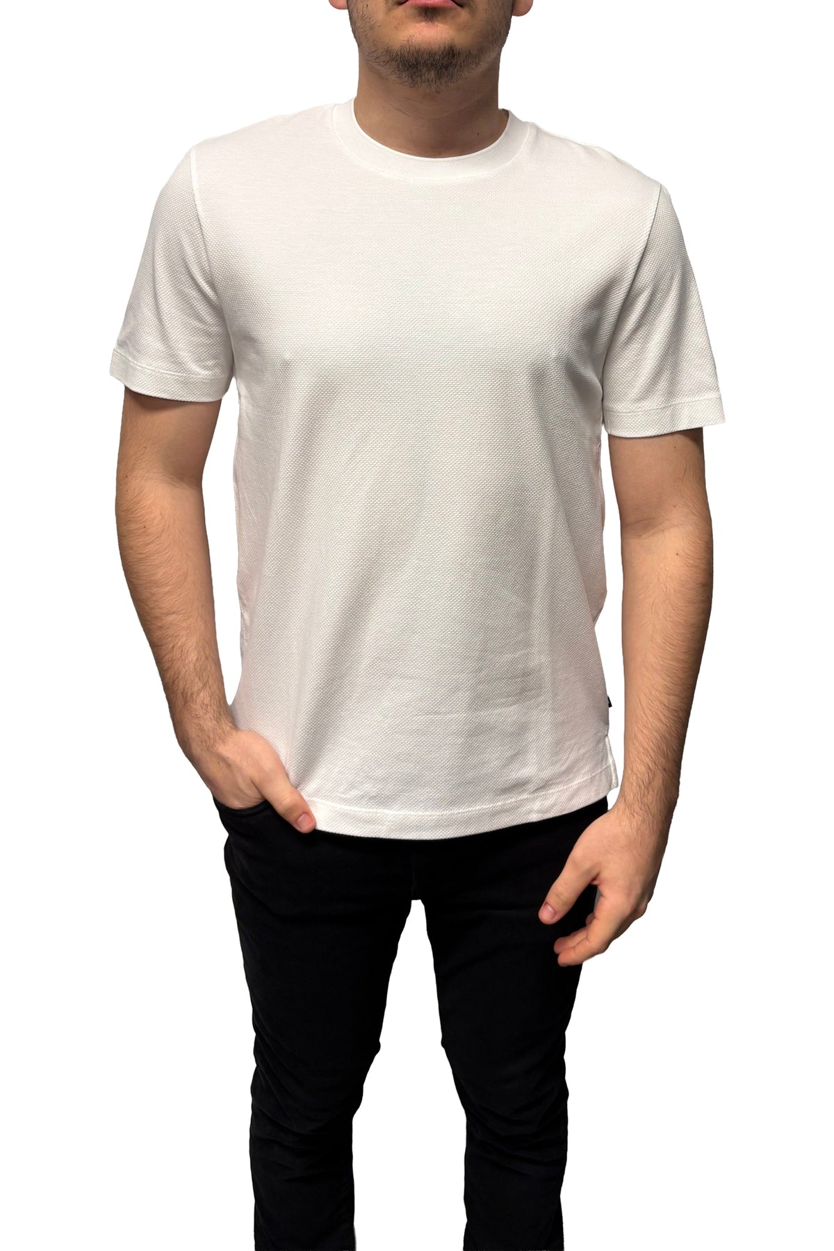 T-Shirt pour homme par HUGO BOSS | 50555163 Blanc | Boutique Vvög, vêtements mode pour homme et femme