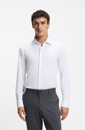 Chemise habillée pour homme par HUGO BOSS | 50555767 Blanc | Boutique Vvög, vêtements mode pour homme et homme