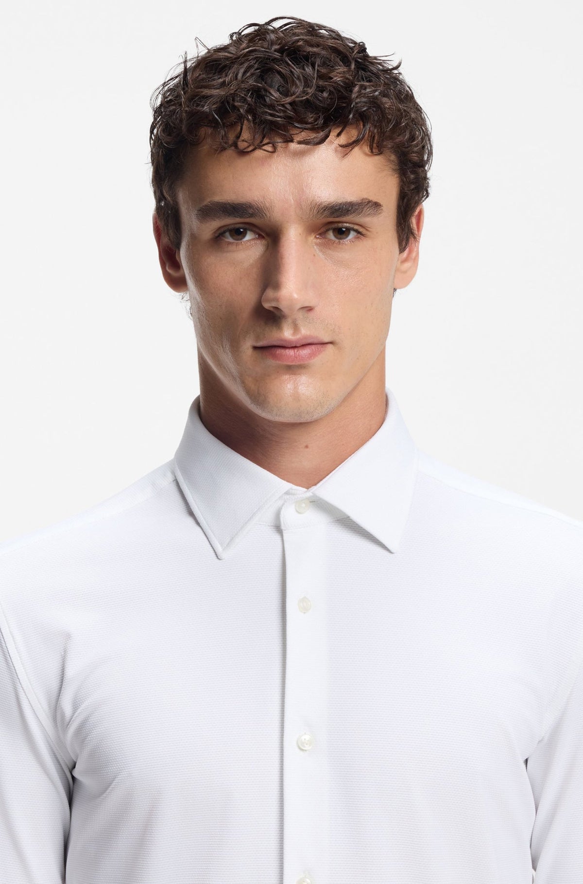 Chemise habillée pour homme par HUGO BOSS | 50555767 Blanc | Boutique Vvög, vêtements mode pour homme et homme