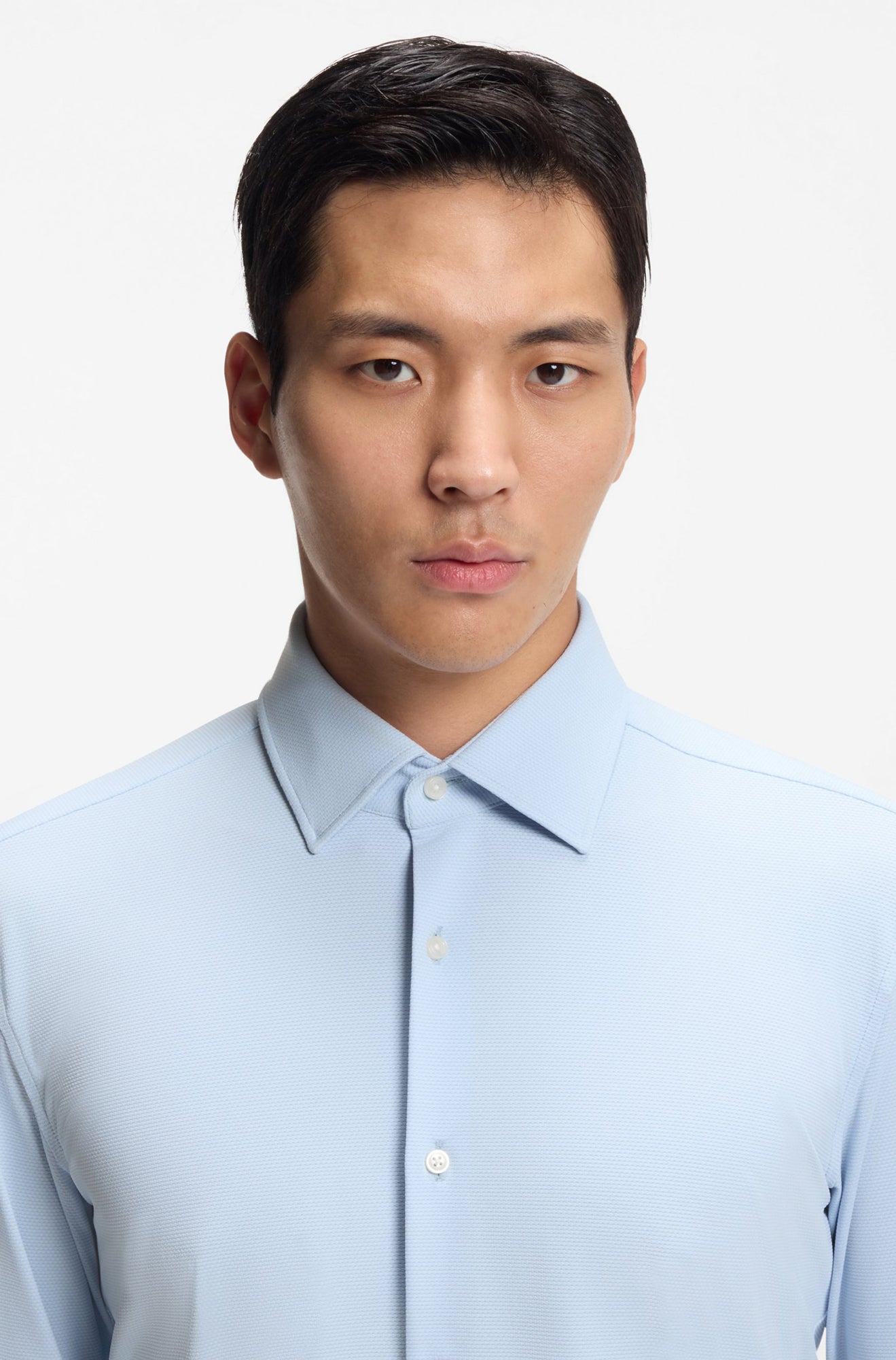Chemise habillée pour homme par HUGO BOSS | 50555767 Bleu Pastel Clair | Boutique Vvög, vêtements mode pour homme et homme