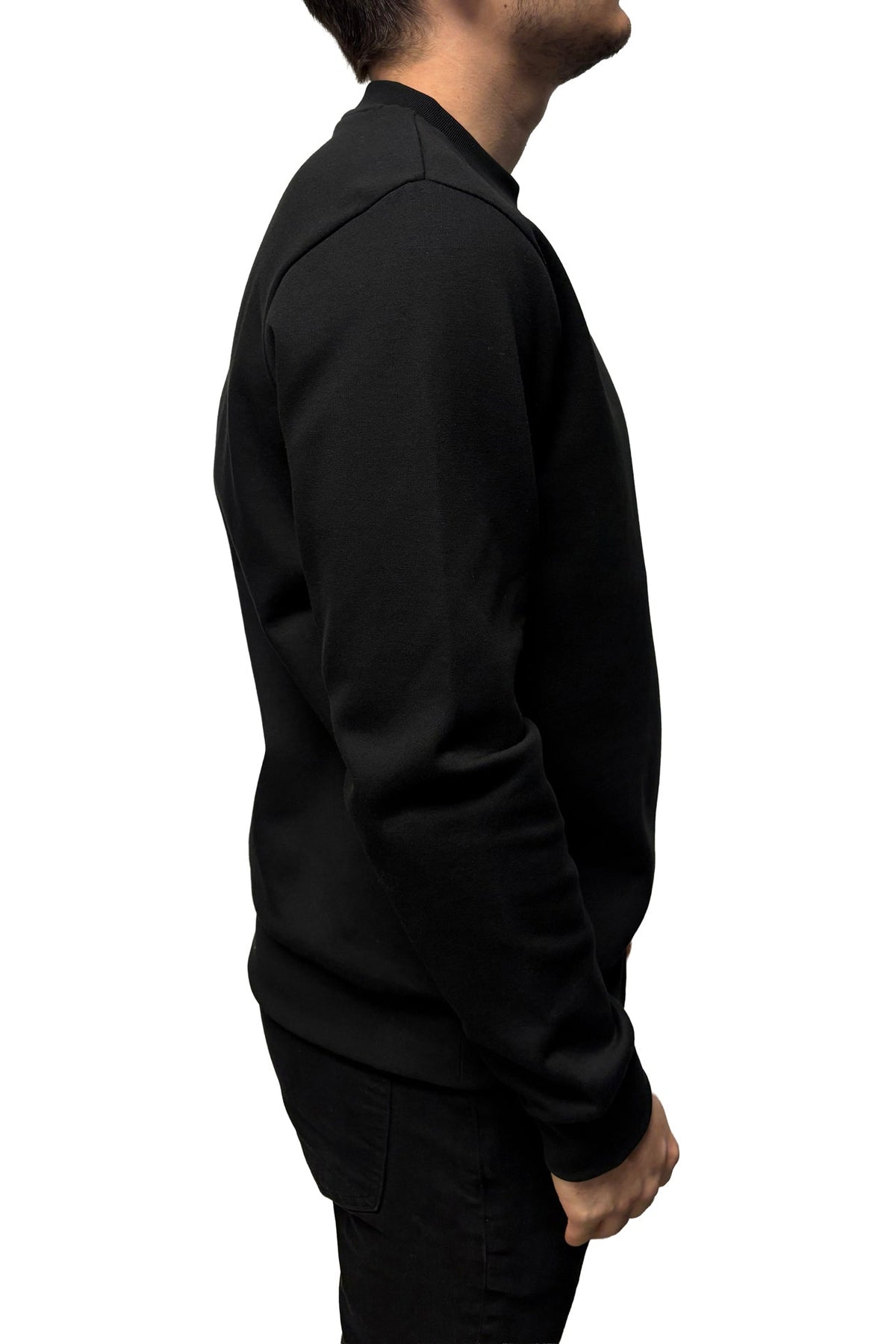 Chandail manches longues pour homme par HUGO BOSS | 50555830 Noir | Boutique Vvög, vêtements mode pour homme et femme