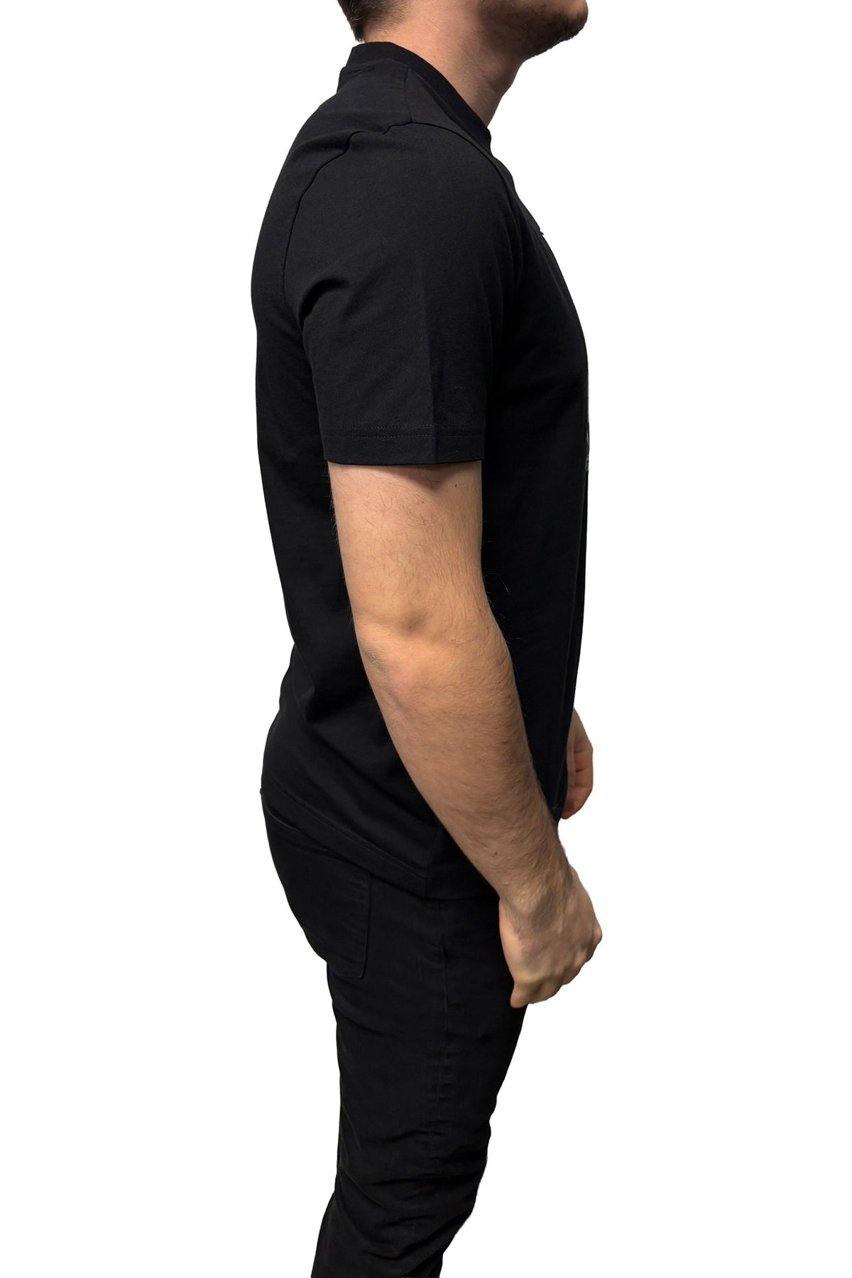 T-Shirt pour homme par HUGO BOSS | 50556007 Noir | Boutique Vvög, vêtements mode pour homme et femme
