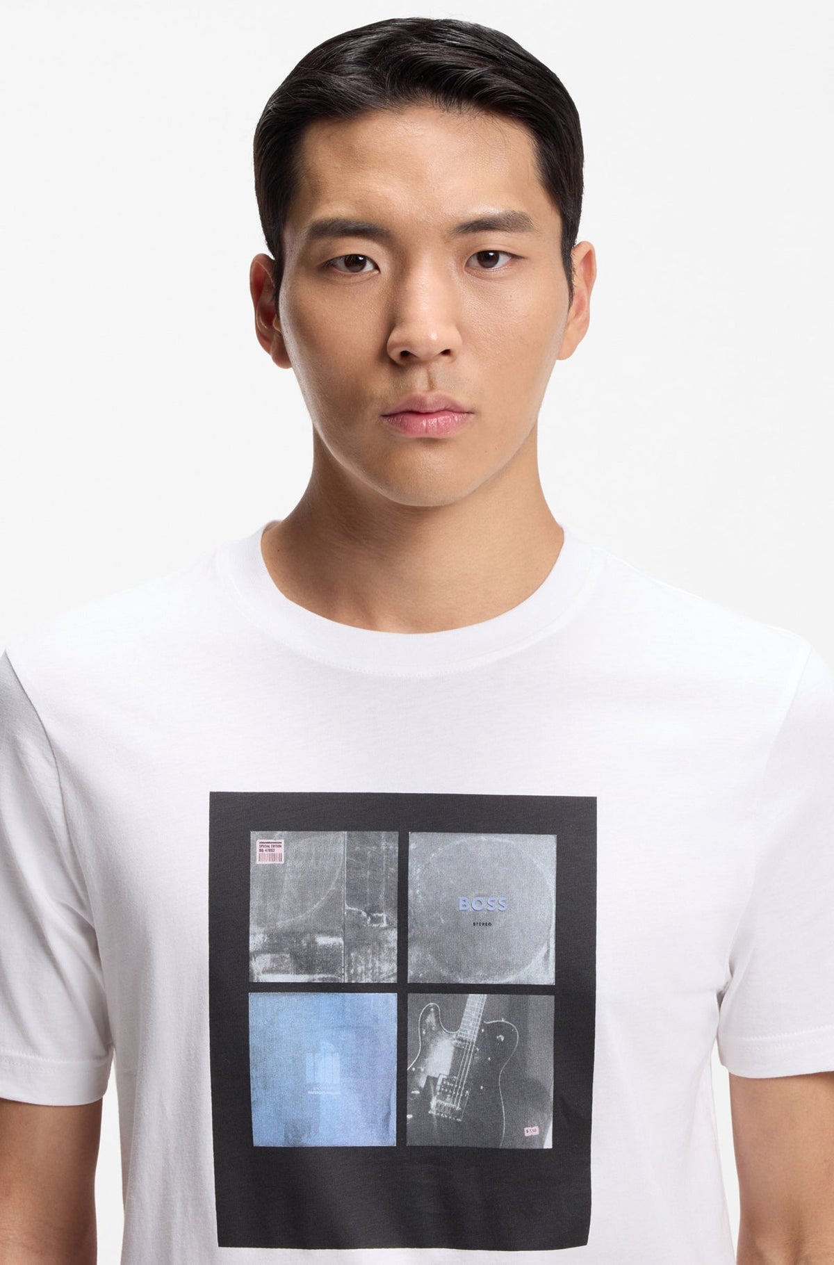 T-Shirt pour homme par HUGO BOSS | 50556024 Blanc | Boutique Vvög, vêtements mode pour homme et femme