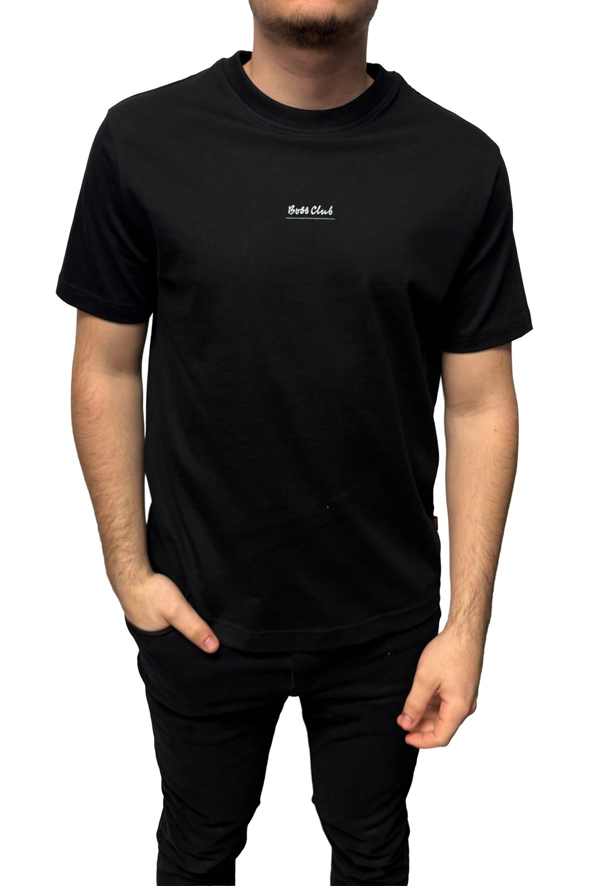 T-Shirt pour homme par HUGO BOSS | 50556033 Noir | Boutique Vvög, vêtements mode pour homme et femme