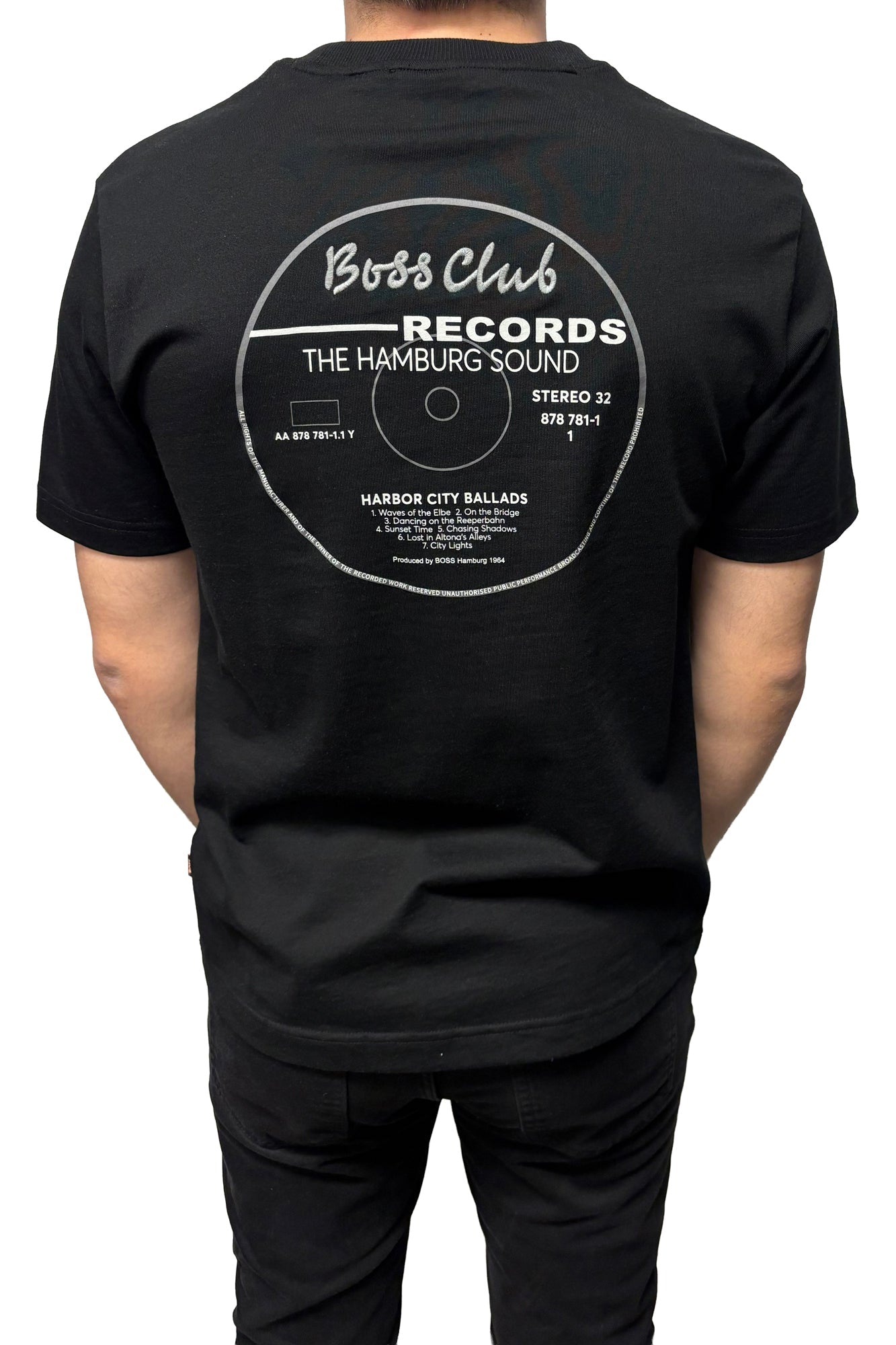 T-Shirt pour homme par HUGO BOSS | 50556033 Noir | Boutique Vvög, vêtements mode pour homme et femme