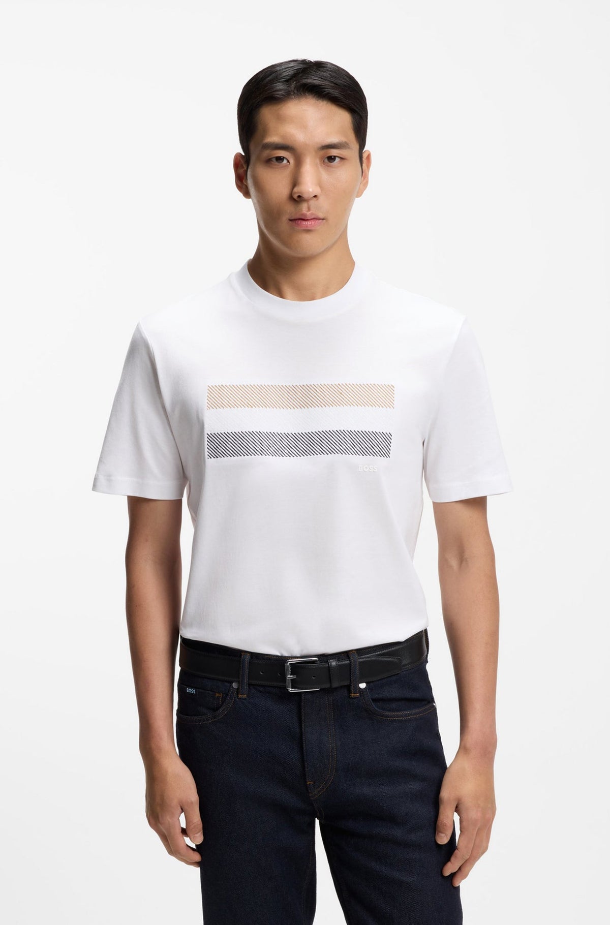 T-Shirt sport pour homme par HUGO BOSS | 50556354 Blanc | Boutique Vvög, vêtements mode pour homme et homme