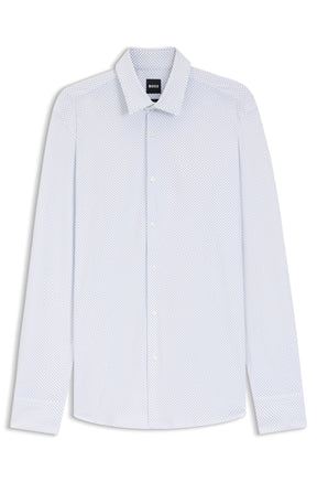 Chemise habillée pour homme par HUGO BOSS | 50556692 Blanc | Boutique Vvög, vêtements mode pour homme et homme