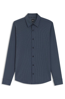 Chemise habillée pour homme par HUGO BOSS | 50556786 Bleu Ouvert | Boutique Vvög, vêtements mode pour homme et homme