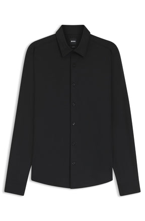 Chemise habillée pour homme par HUGO BOSS | 50556796 Noir | Boutique Vvög, vêtements mode pour homme et homme