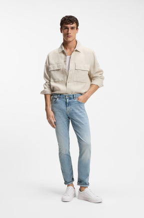 Jeans pour homme par HUGO BOSS | 50556874 Turquoise | Boutique Vvög, vêtements mode pour homme et femme