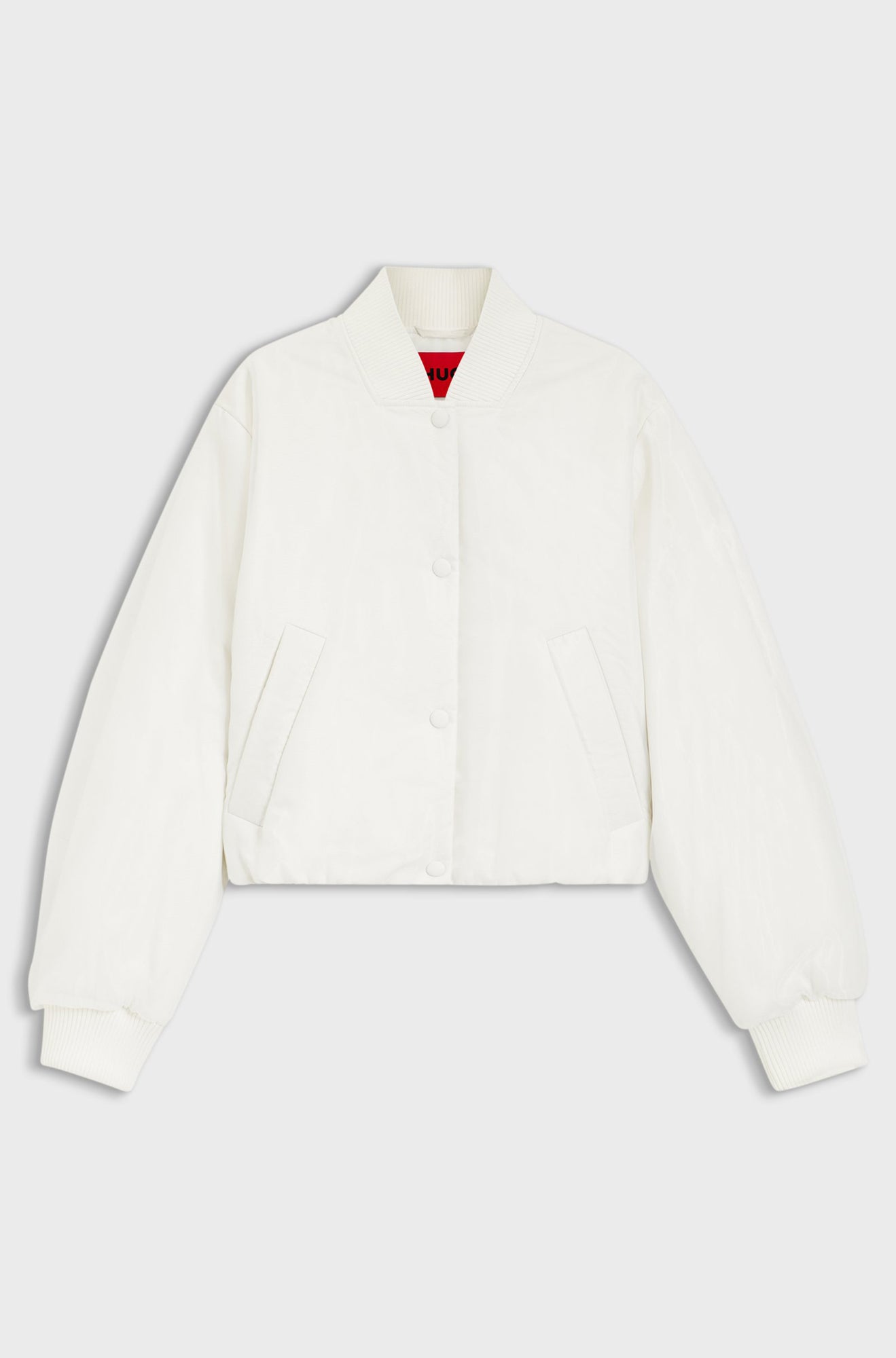 Coupe-vent mi-saison pour femme par HUGO BOSS | 50557107 Blanc ouvert | Boutique Vvög, vêtements mode pour homme et femme