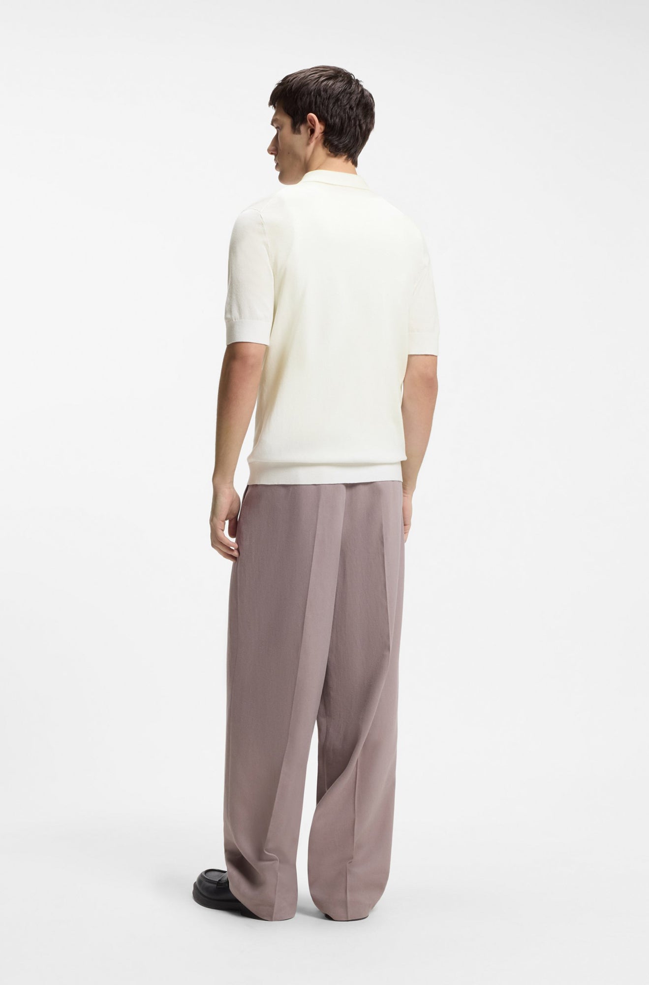 Chemise boutonné pour homme par HUGO BOSS | 50557380 Naturel | Boutique Vvög, vêtements mode pour homme et femme