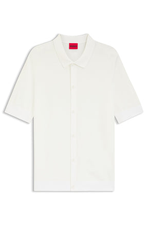 Chemise boutonné pour homme par HUGO BOSS | 50557380 Naturel | Boutique Vvög, vêtements mode pour homme et femme
