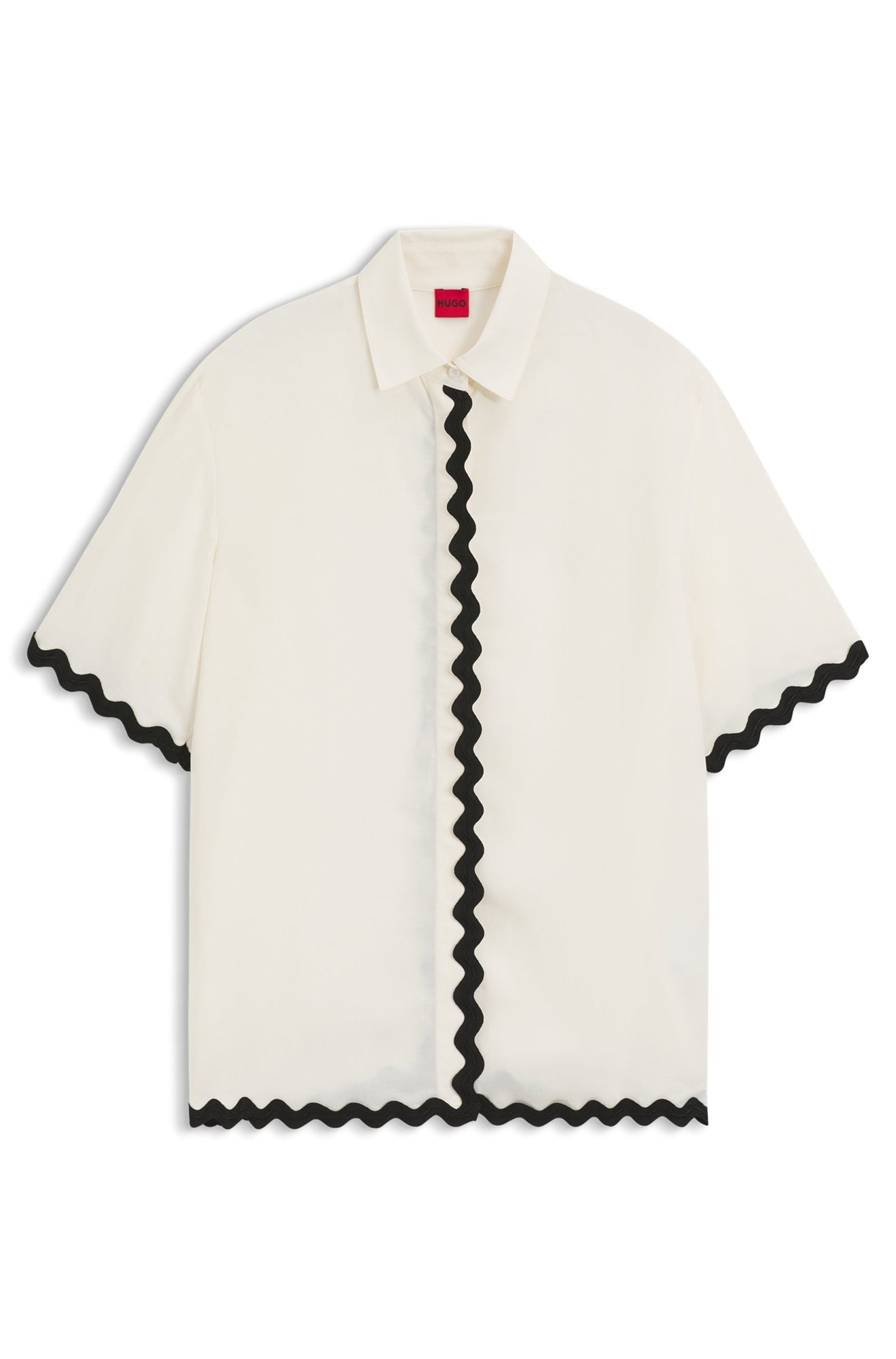 Blouse pour femme par HUGO BOSS | 50558175 Blanc ouvert | Boutique Vvög, vêtements mode pour homme et femme