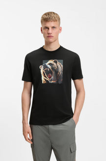 T-Shirt pour homme par HUGO BOSS | 50558965-2 Noir | Boutique Vvög, vêtements mode pour homme et femme