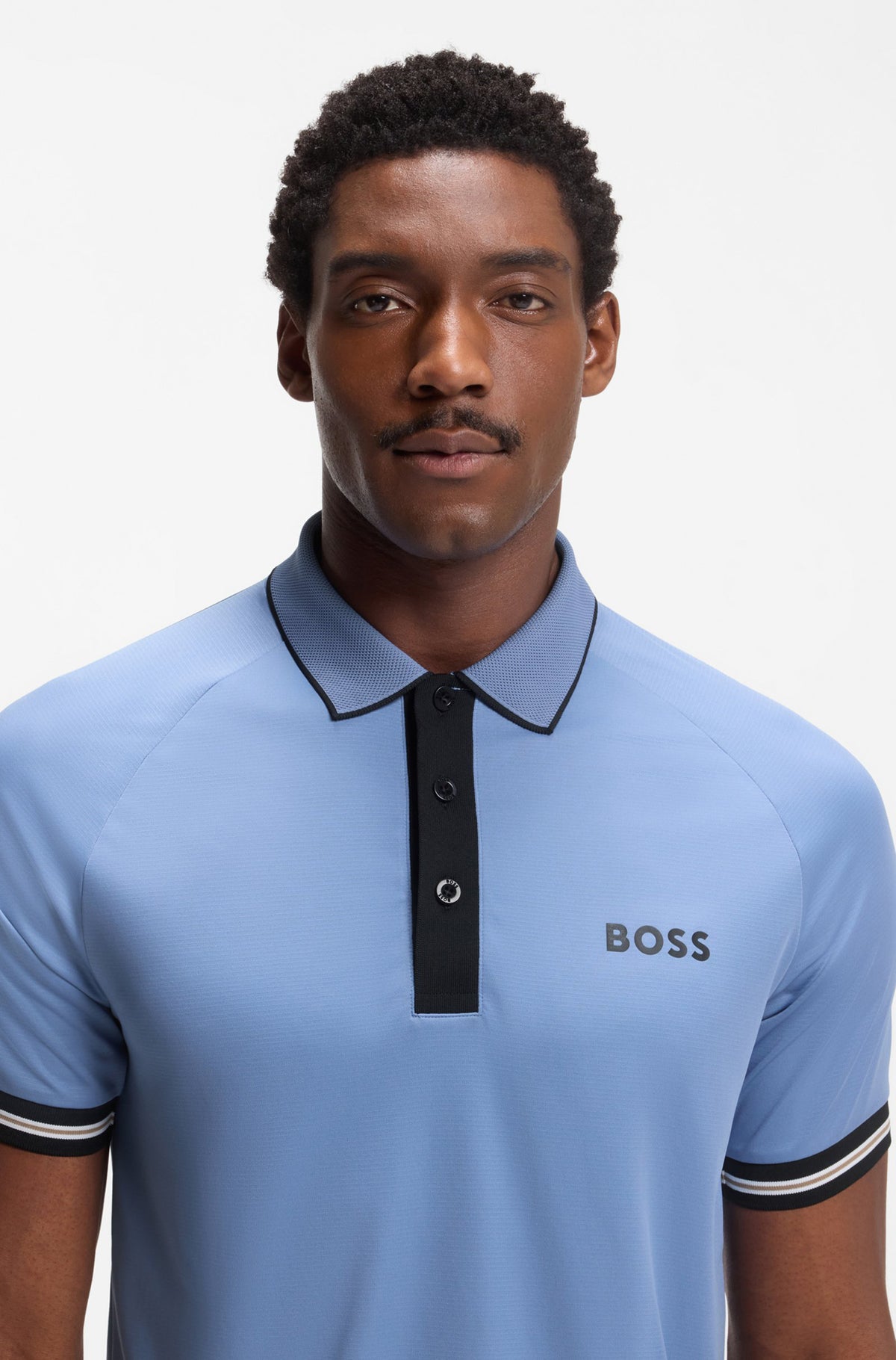 Polo sport pour homme par HUGO BOSS | 50559214 Bleu Pastel Clair | Boutique Vvög, vêtements mode pour homme et femme