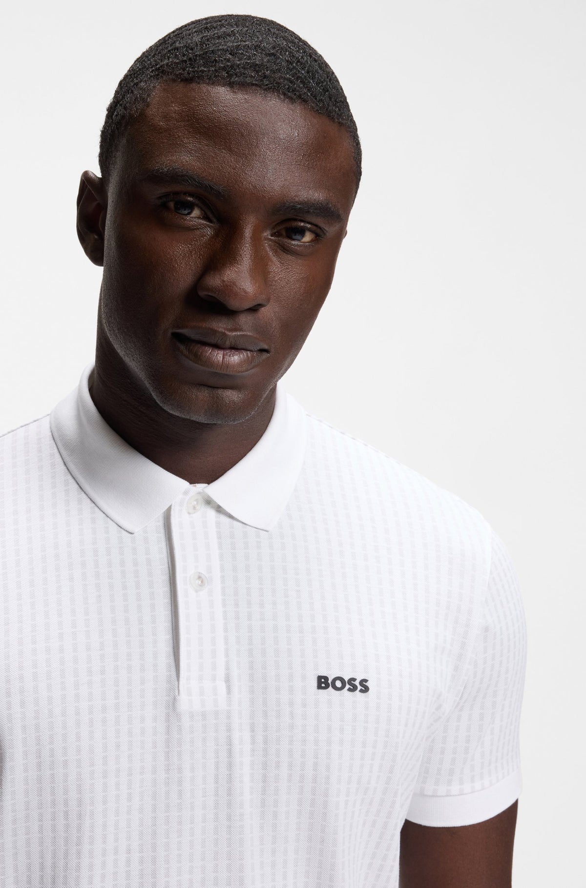 Polo sport pour homme par HUGO BOSS | 50559355 Blanc | Boutique Vvög, vêtements mode pour homme et femme