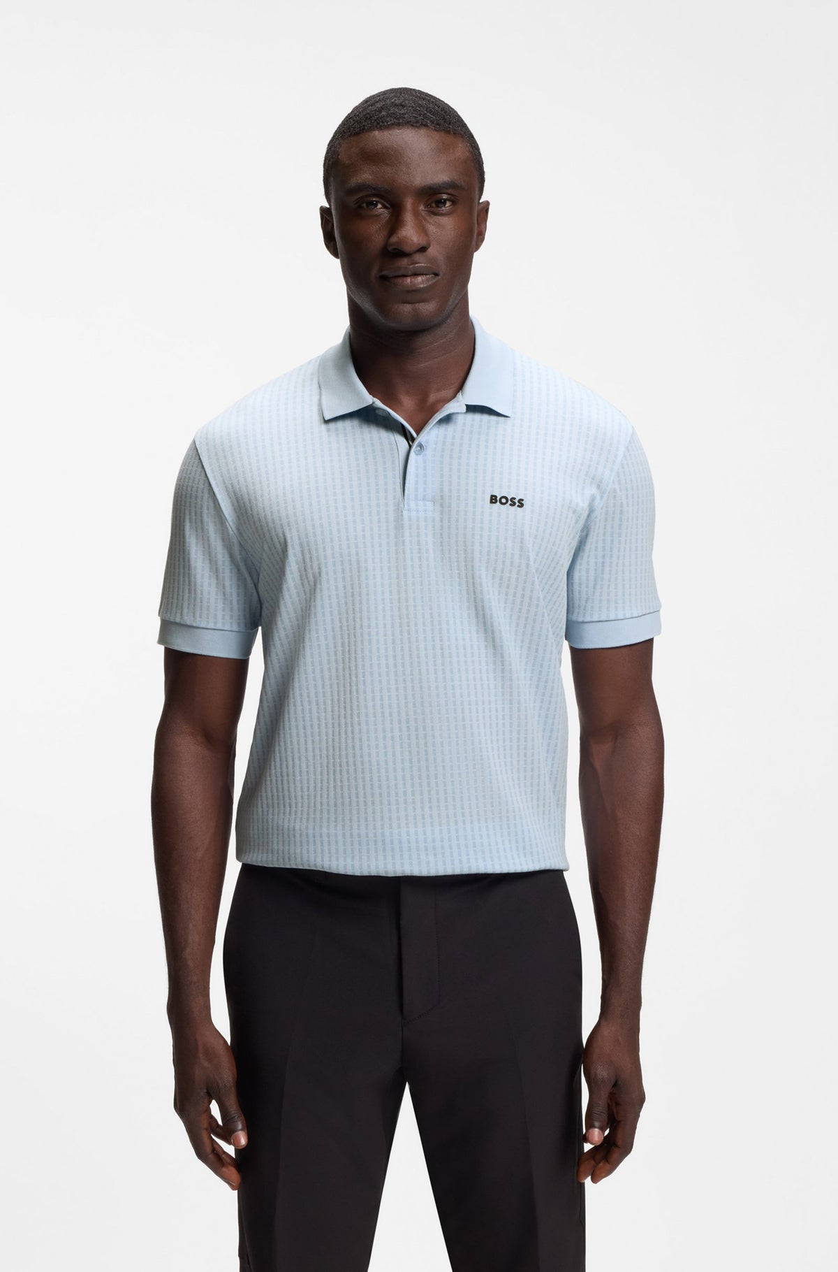 Polo sport pour homme par HUGO BOSS | 50559355 Bleu Ouvert | Boutique Vvög, vêtements mode pour homme et femme