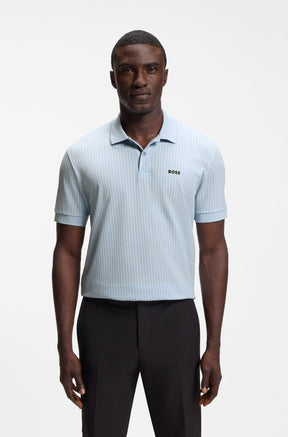 Polo sport pour homme par HUGO BOSS | 50559355 Bleu Ouvert | Boutique Vvög, vêtements mode pour homme et femme