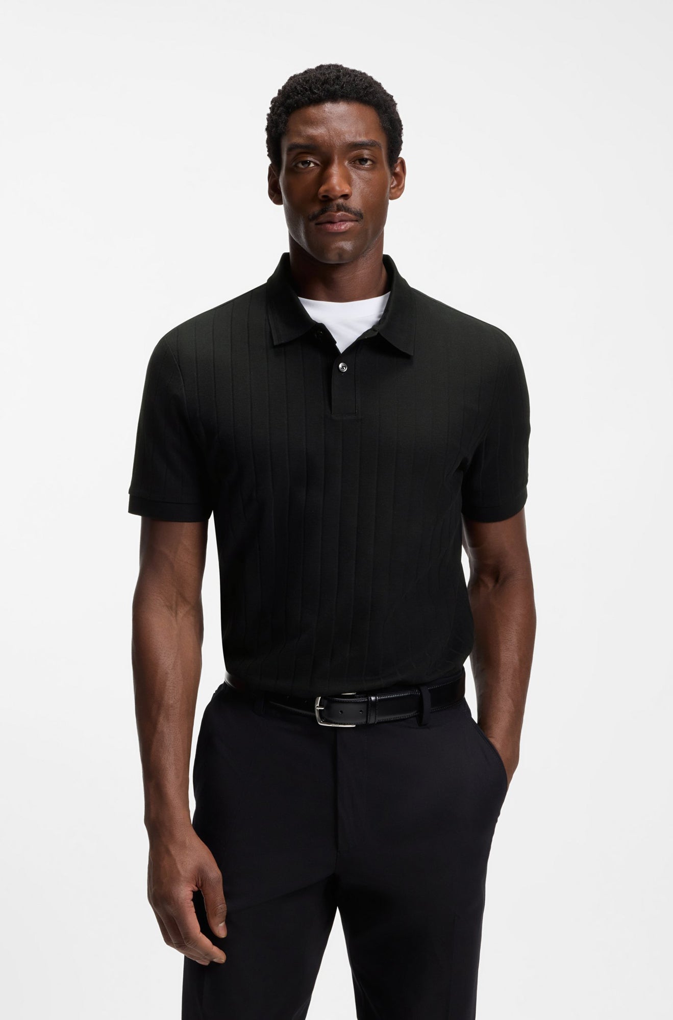 Polo sport pour homme par HUGO BOSS | 50559609 Noir | Boutique Vvög, vêtements mode pour homme et femme