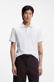 Polo sport pour homme par HUGO BOSS | 50559609 Blanc | Boutique Vvög, vêtements mode pour homme et femme