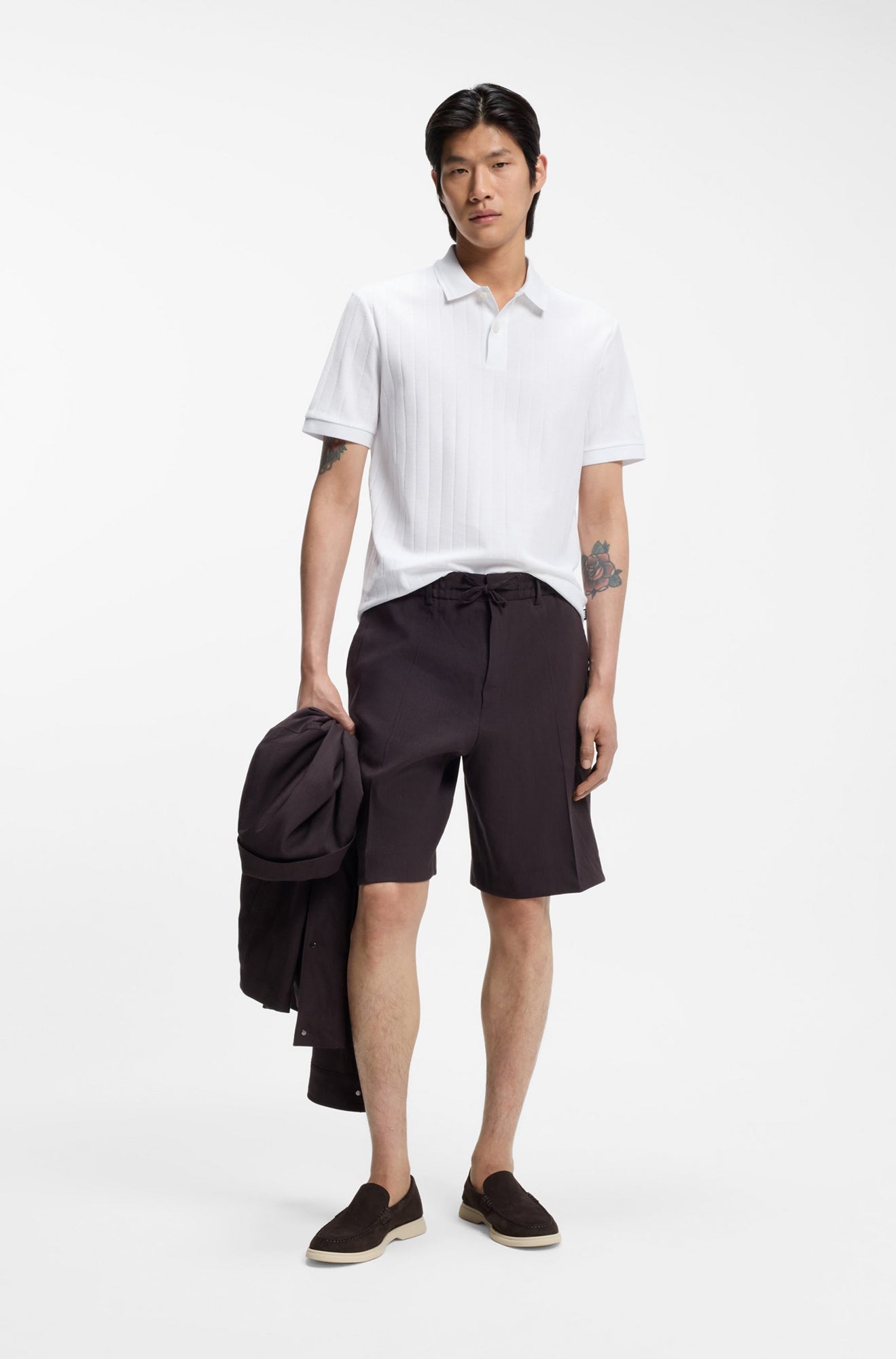 Polo sport pour homme par HUGO BOSS | 50559609 Blanc | Boutique Vvög, vêtements mode pour homme et femme