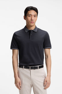 Polo sport pour homme par HUGO BOSS | 50559654 Bleu Foncé | Boutique Vvög, vêtements mode pour homme et femme