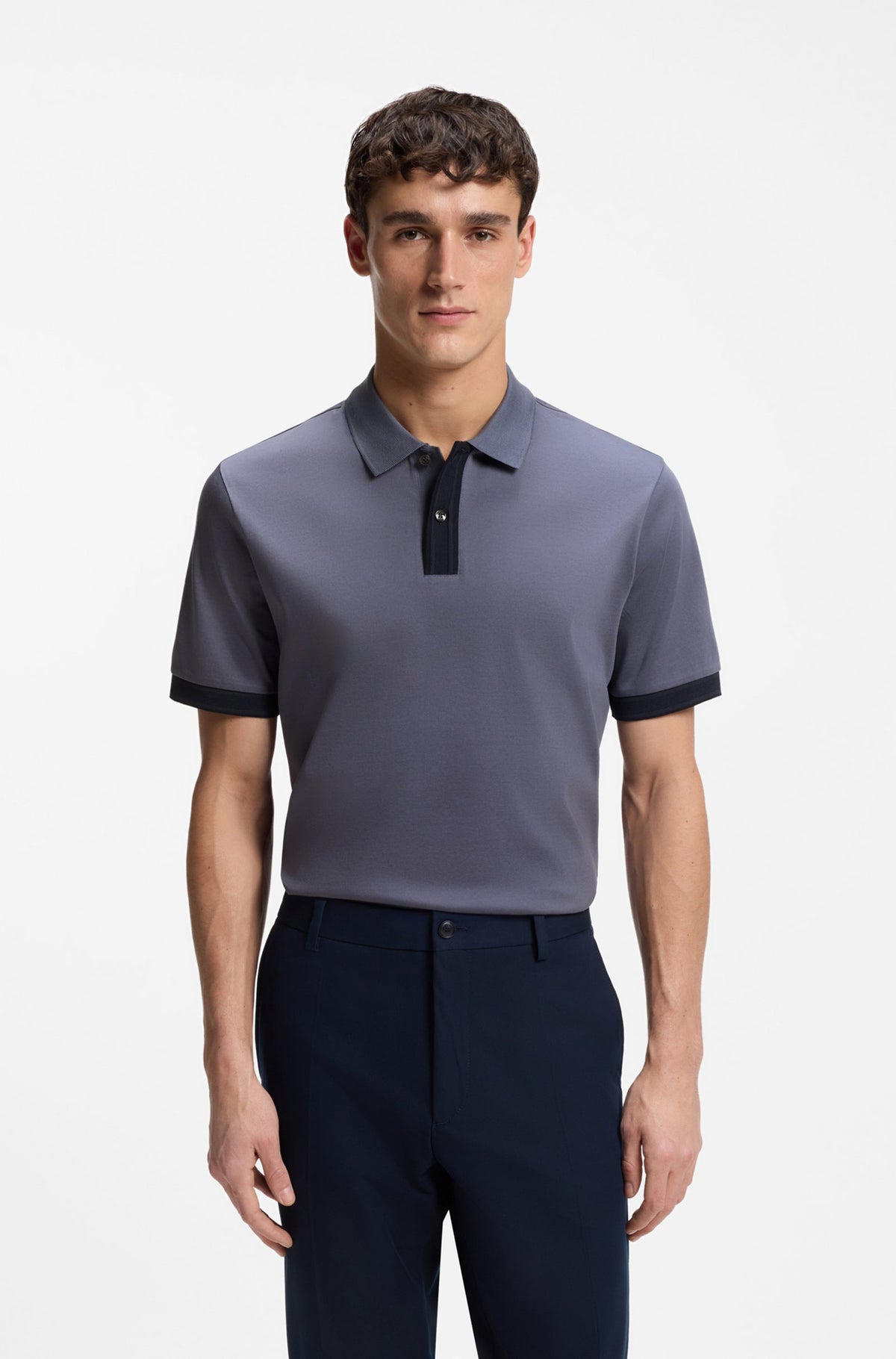 Polo sport pour homme par HUGO BOSS | 50559668 Bleu Ouvert | Boutique Vvög, vêtements mode pour homme et femme