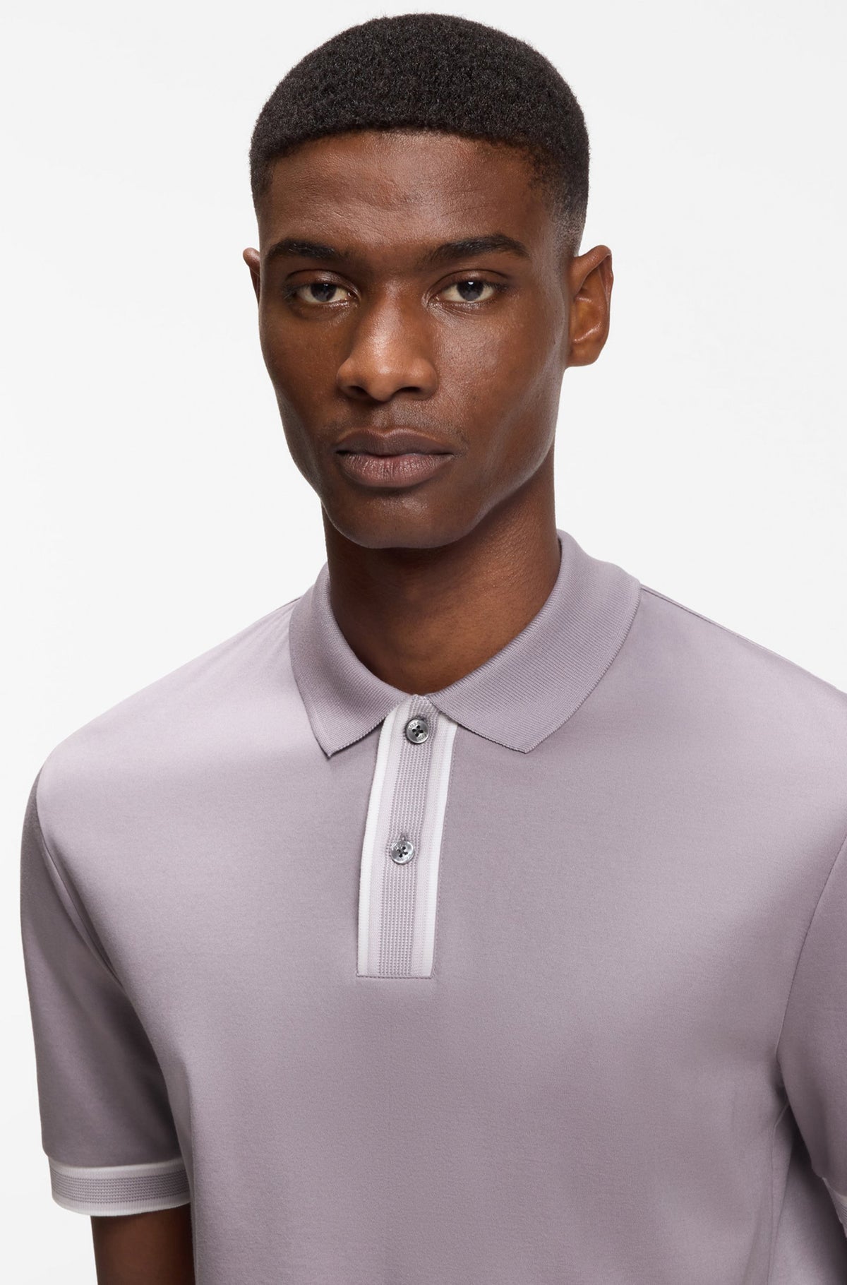 Polo sport pour homme par HUGO BOSS | 50559668 Violet Clair | Boutique Vvög, vêtements mode pour homme et femme