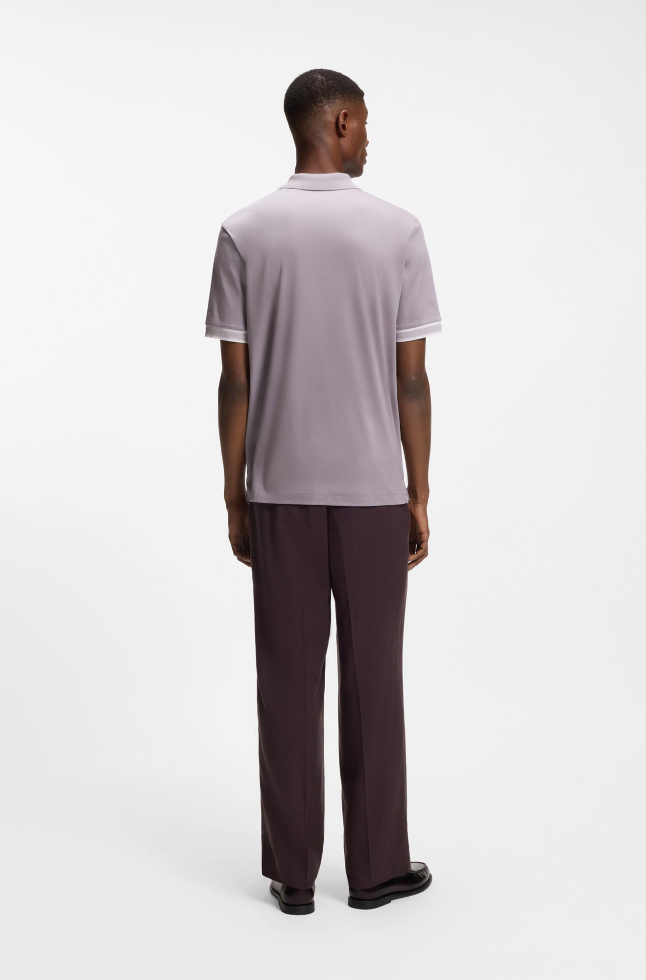 Polo sport pour homme par HUGO BOSS | 50559668 Violet Clair | Boutique Vvög, vêtements mode pour homme et femme