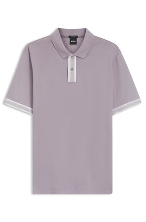 Polo sport pour homme par HUGO BOSS | 50559668 Violet Clair | Boutique Vvög, vêtements mode pour homme et femme