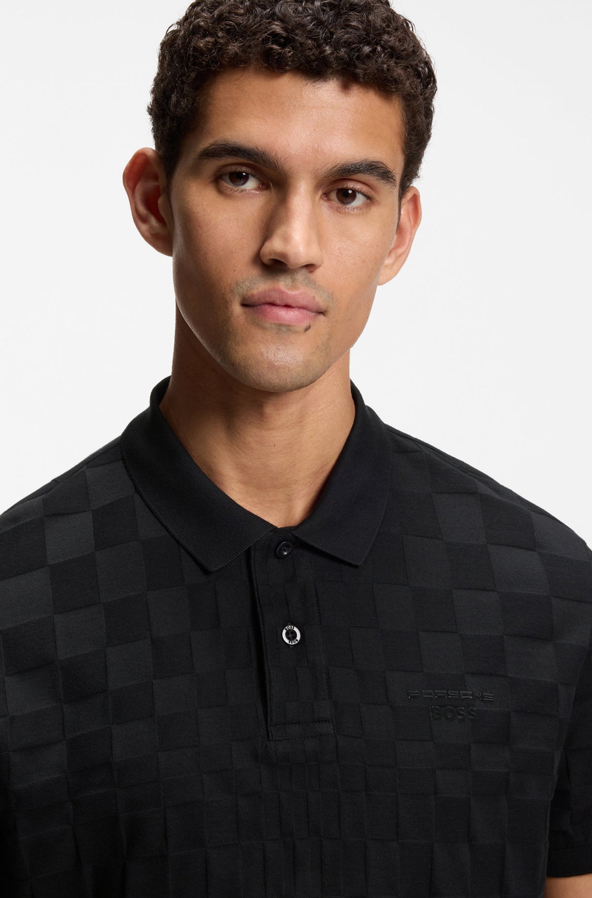 Polo pour homme par HUGO BOSS | 50559802 Noir | Boutique Vvög, vêtements mode pour homme et femme